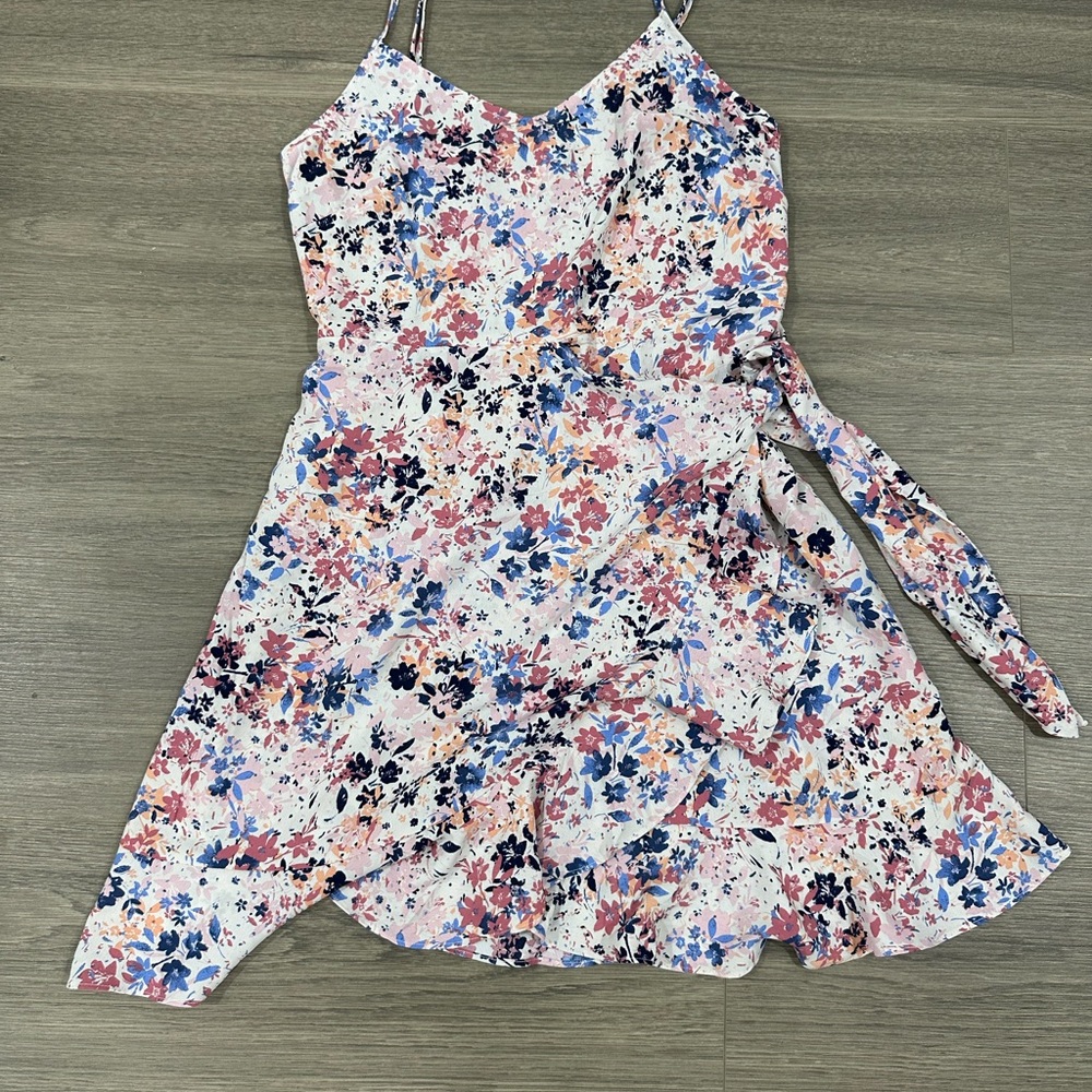 Altar'd State Floral Spaghetti Strap Dress